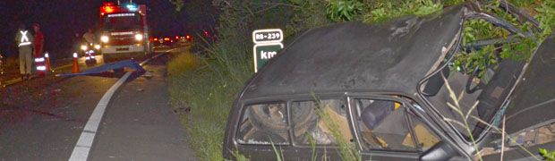 Colisão entre carro e motocicleta causa uma morte na ERS-239