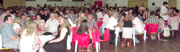 Baile do centenário do Sport Clube Taquarense lotou Associação dos Motoristas