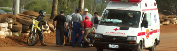 Piloto de moto morre em acidente no Taquara Automóvel Clube