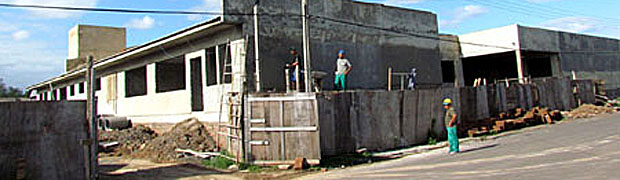 Construção da Escola Alípio Sperb segue em andamento