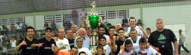 Equipe do Cana Verde vence o Citadino de Futsal em Taquara