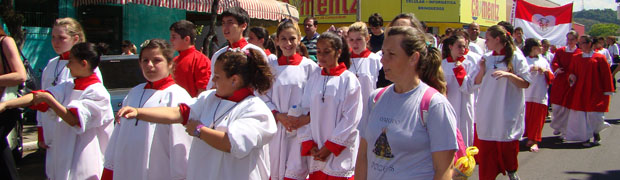 Mais de 920 coroinhas participaram de Encontro Diocesano em Parobé