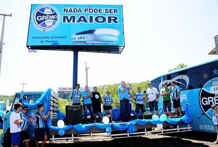 Consulado do Grêmio inaugurou outdoor
