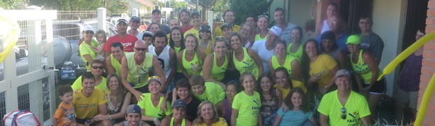 Equipes taquarenses participaram de corrida noturna no litoral gaúcho