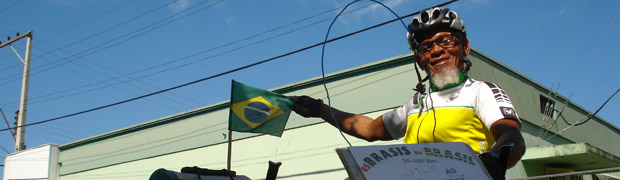 Paraense percorre o País de bicicleta há três anos
