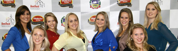 Conhecidas as candidatas para a corte da Oktoberfest