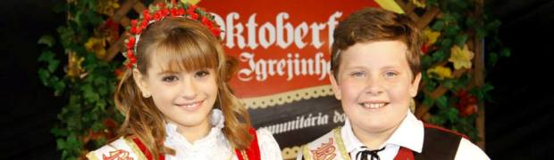 Eleito o casal de crianças que representará a Oktoberfest junto ao público infantil