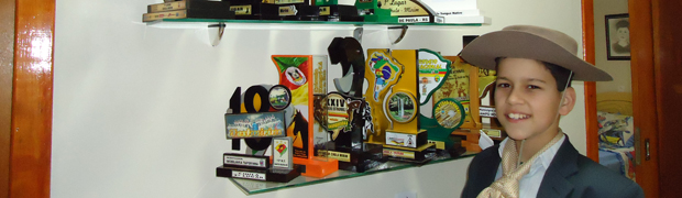 Morador de Parobé mostra talento na chula