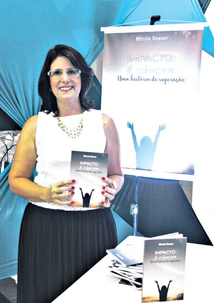 Márcia Resser lança livro inspirado na superação do câncer