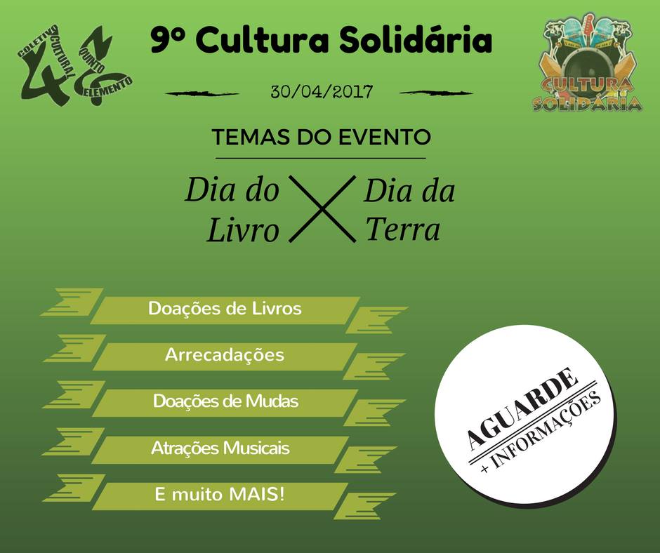 Cultura Solidária é atração deste domingo no Parque do Trabalhador em Taquara