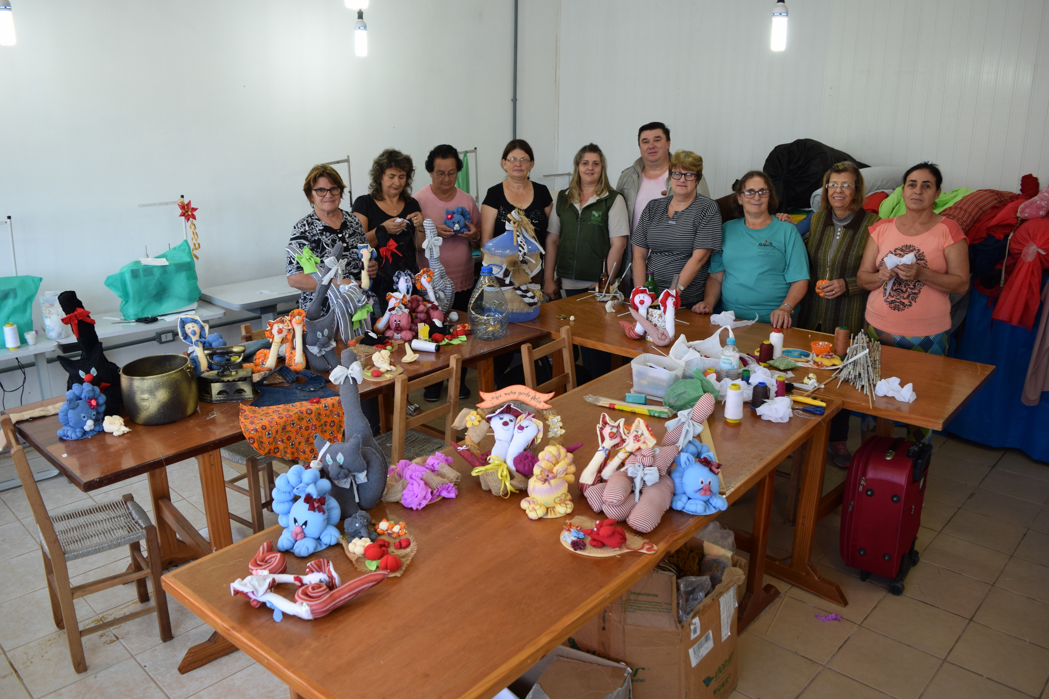 Assistência Social de Rolante oferece curso de artesanato em parceria com o Senar