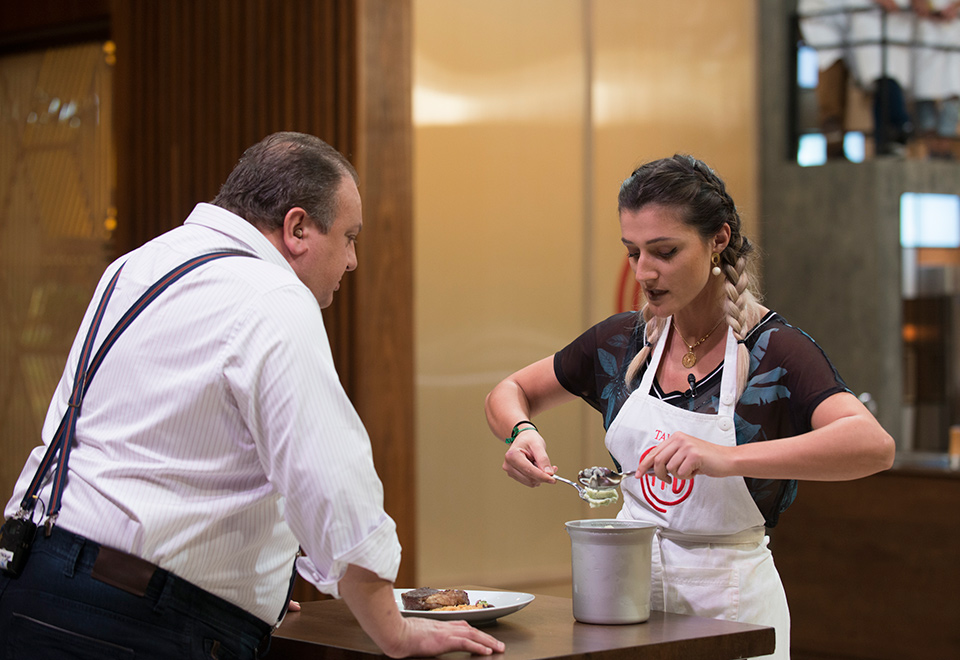 Harmonização de sorvete com prato salgado derruba Taíse Spolti do MasterChef