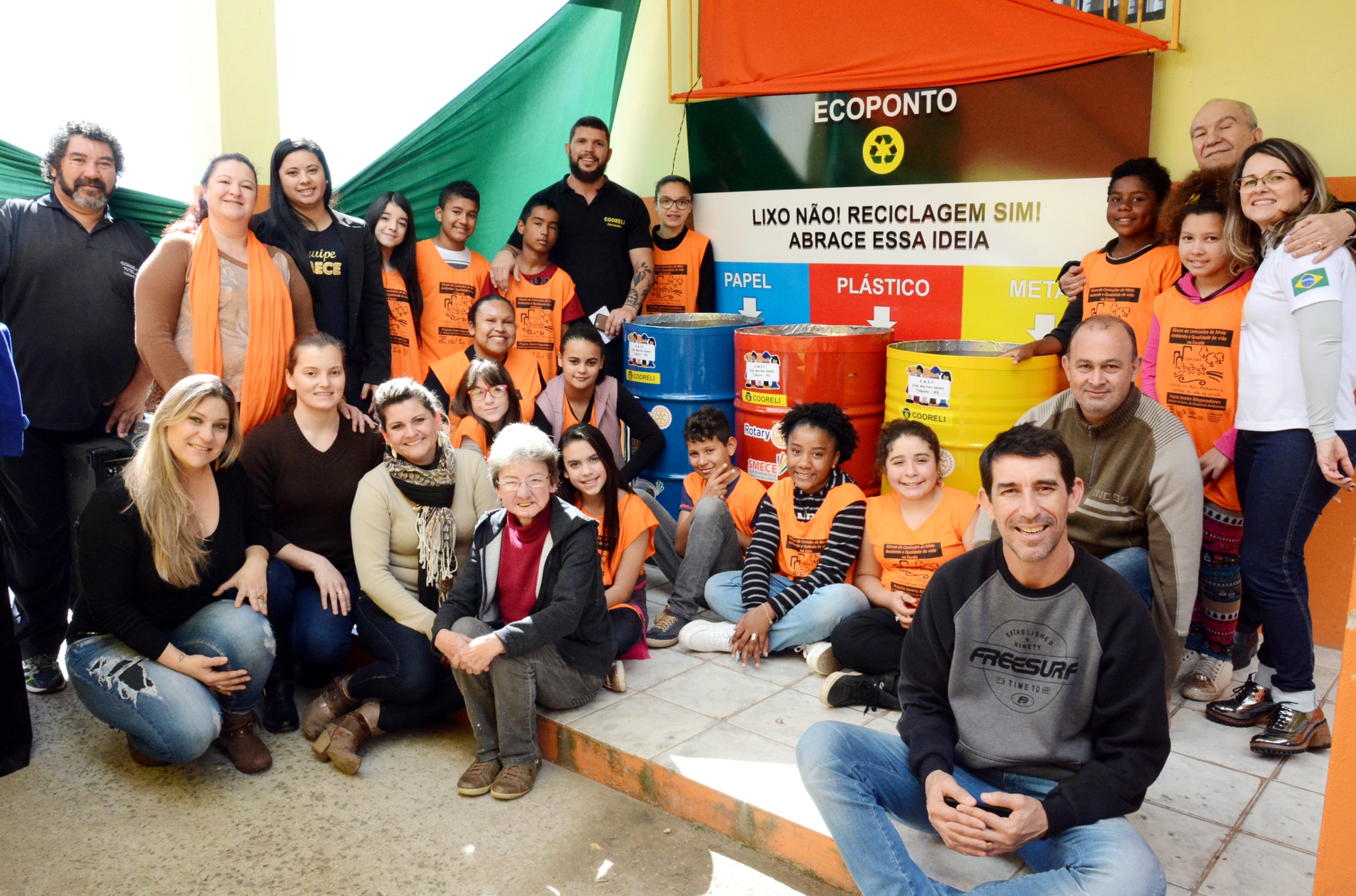 Escola João Martins Nunes é a primeira a conquistar um Ecoponto em Taquara