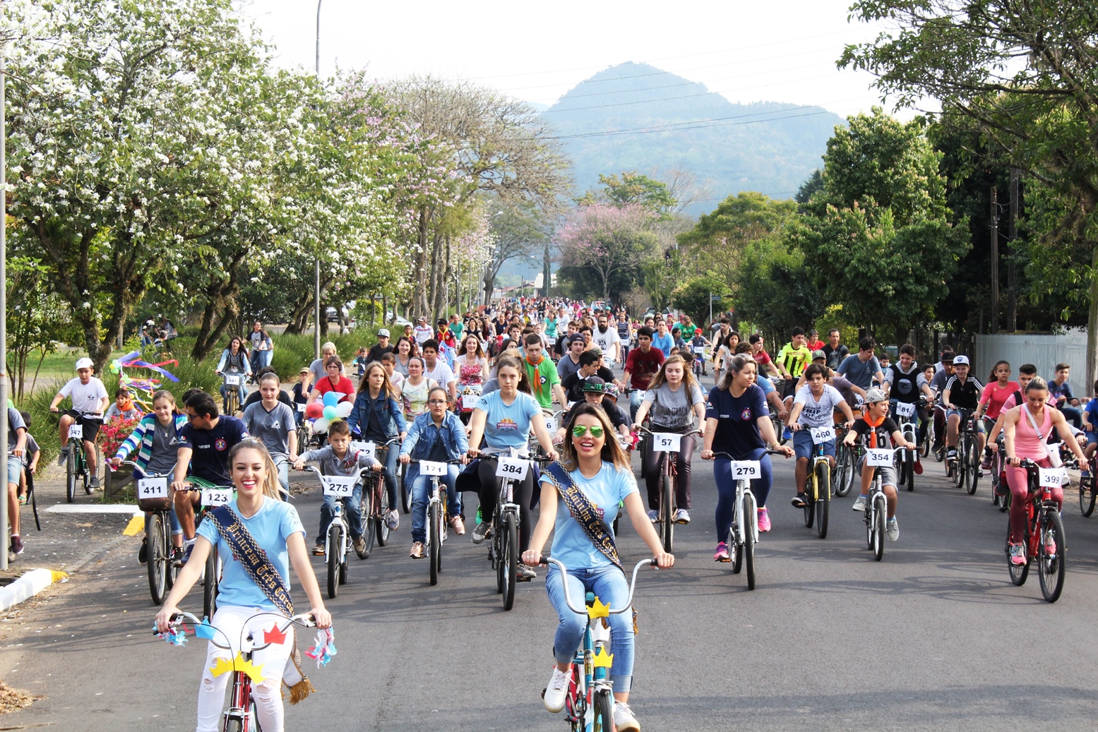 Passeio mobilizou mais de 500 ciclistas em Três Coroas