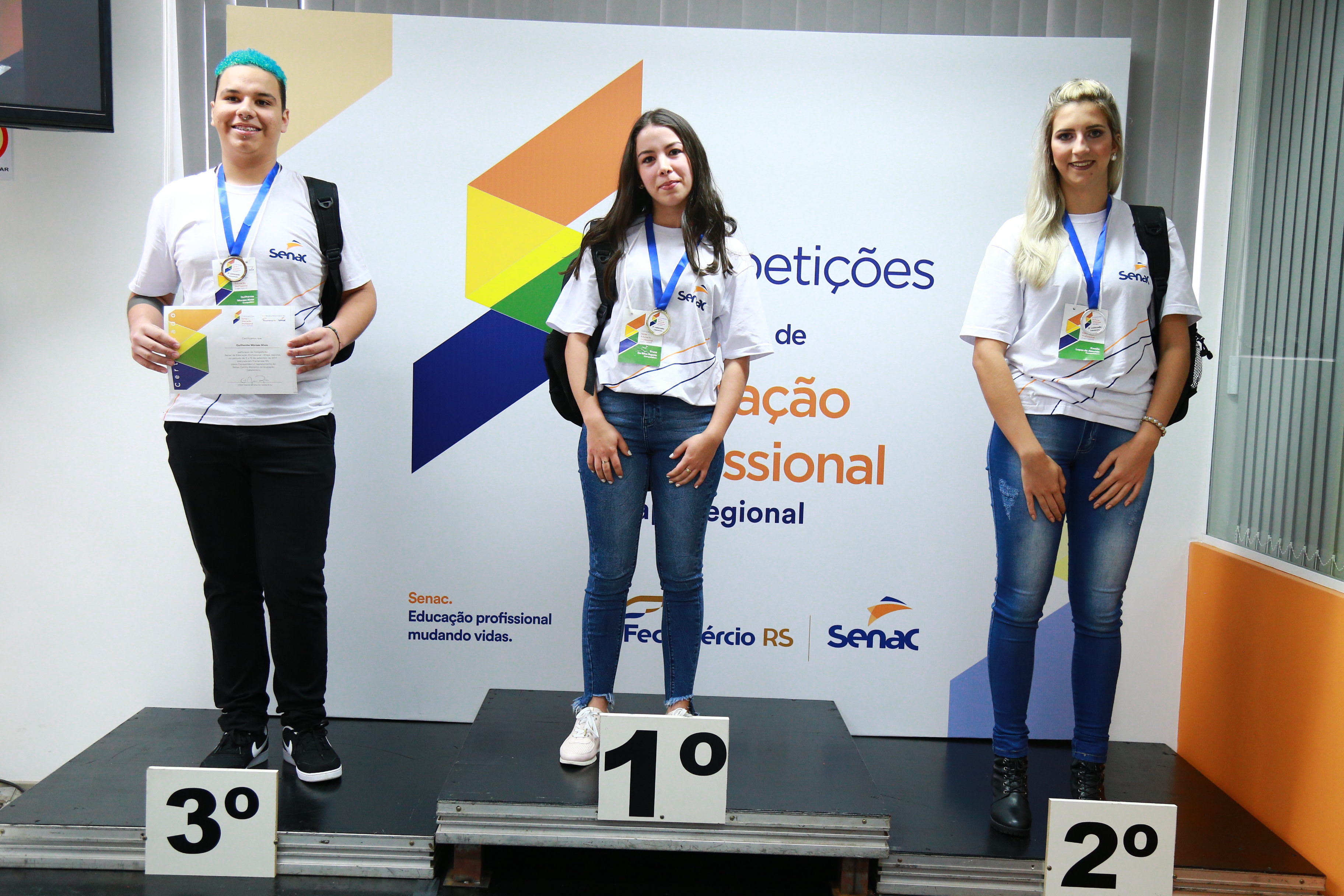 Aluna do Senac Taquara fica em primeiro lugar em competição estadual