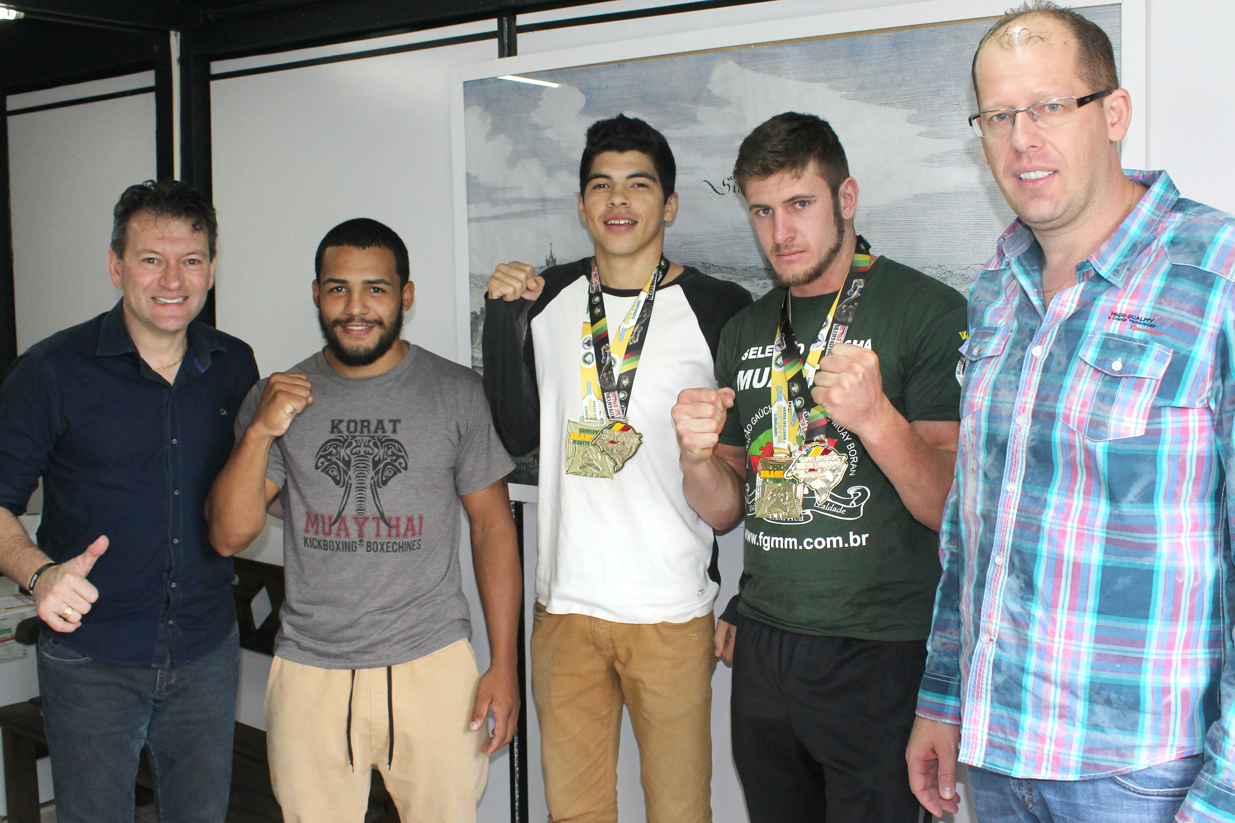 Atletas de Igrejinha conquistam o Brasileiro de Muay Thai