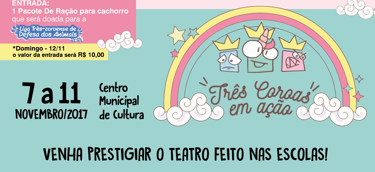 Três Coroas terá festival de teatro em novembro