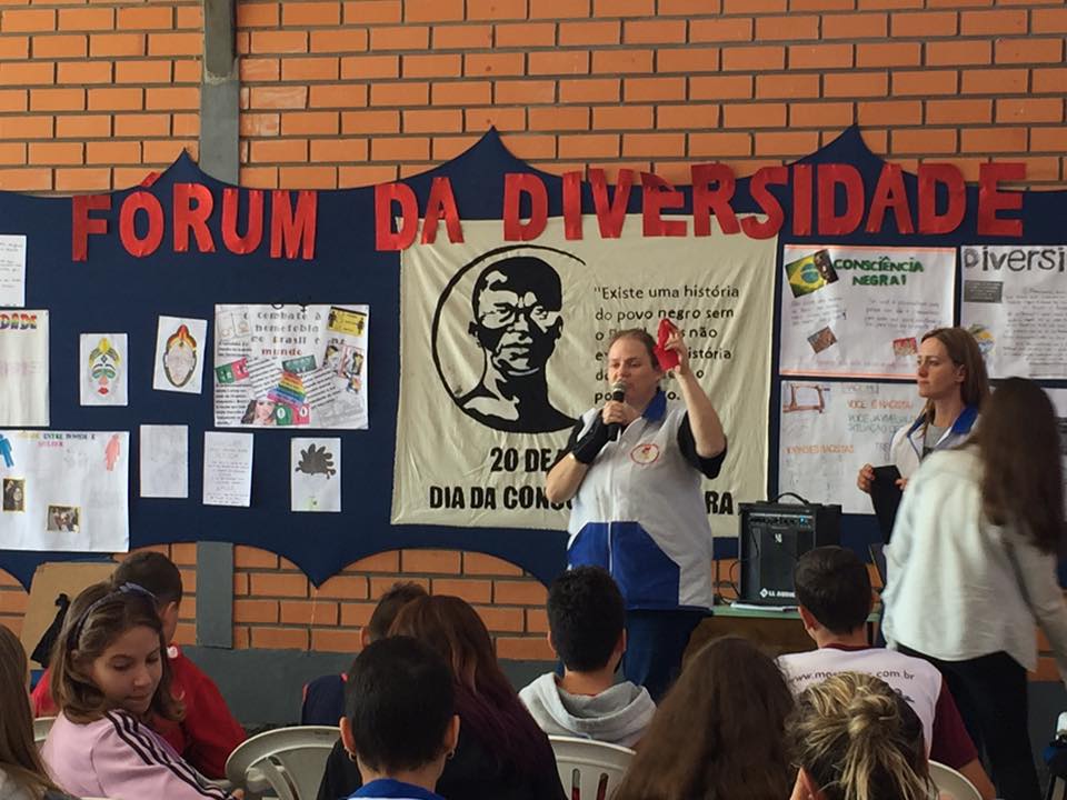 Fórum da Diversidade debateu questões de respeito com alunos da João Darci