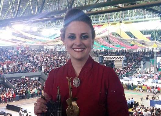 Declamadora rolantense alcançou pódio no Enart