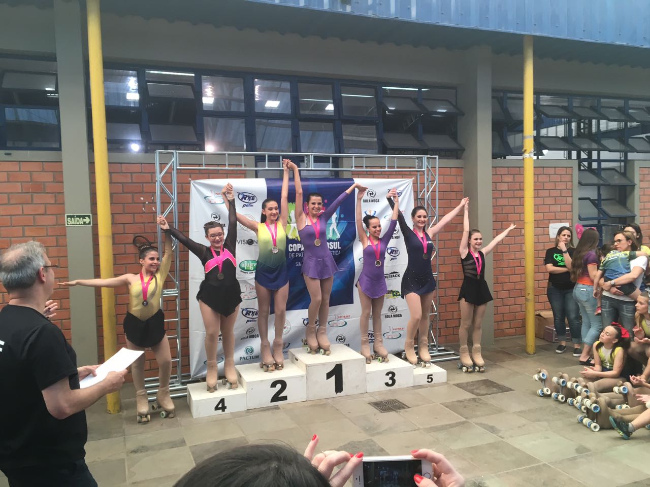 Marjana conquistou pódio na Copa Mercosul de Patinação Artística