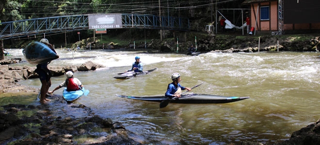 Três Coroas recebe o Campeonato Brasileiro de Canoagem Slalom e a Seletiva Nacional