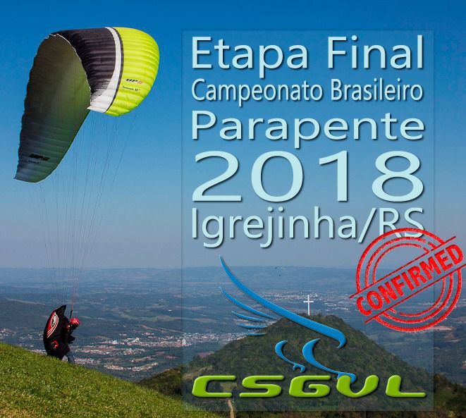 Igrejinha receberá Campeonato Brasileiro de Parapente