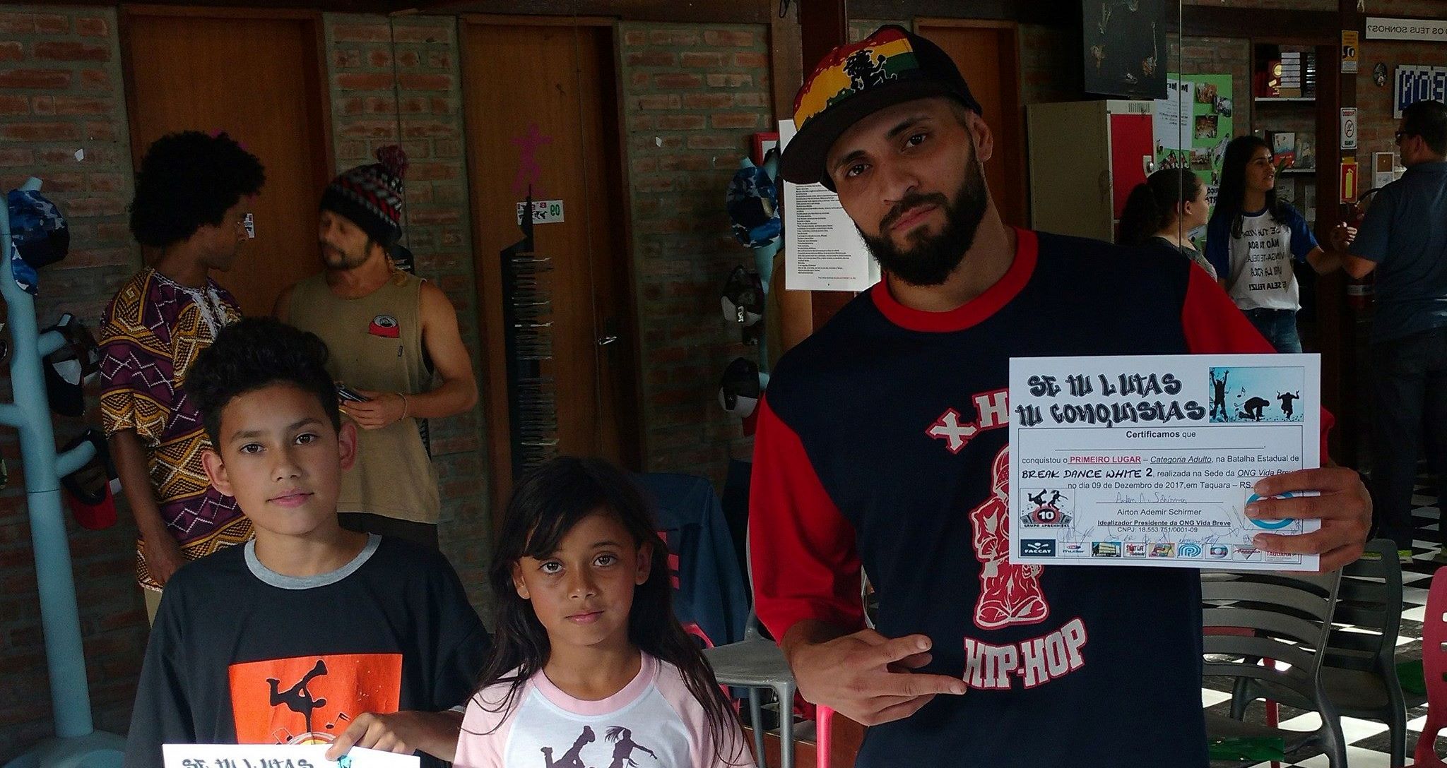 ONG Vida Breve realizou batalha break dance white; veja vídeo