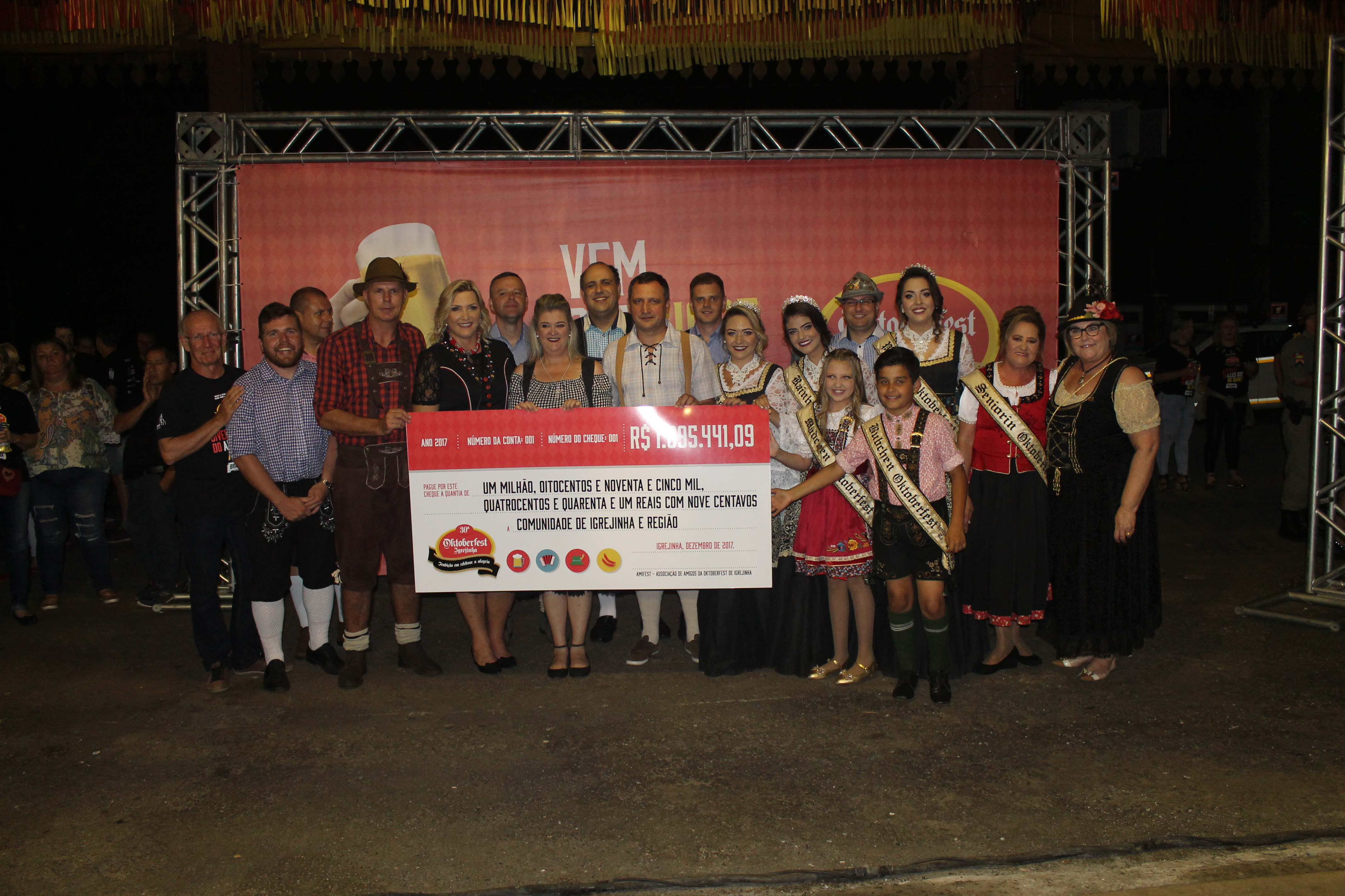 Oktoberfest de Igrejinha reverte R$ 1,8 milhão para entidades da região