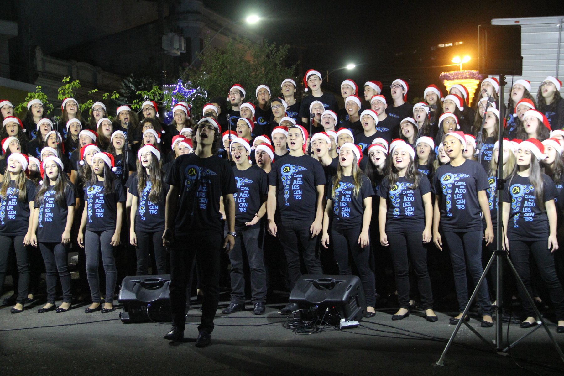 Coral do IACS apresentou-se no Natal Mágico de Taquara