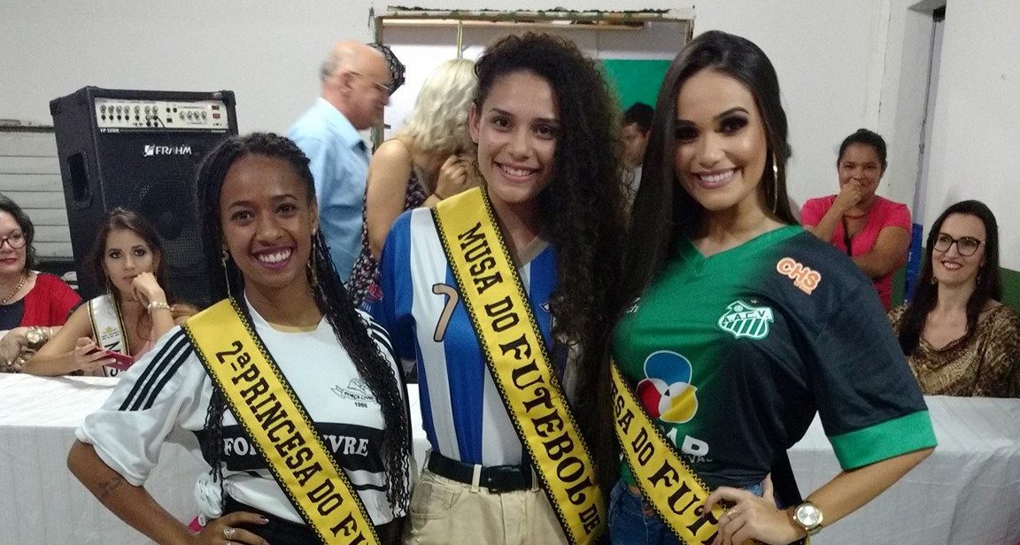 Eleitas as musas do futebol de Taquara