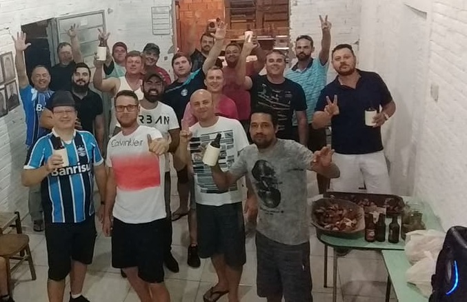 Grupo de amigos “Bebemo e não Devemo” teve reencontro nesta quarta-feira em Parobé