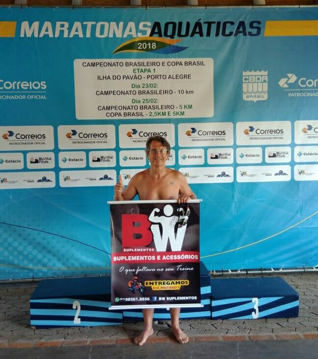 Chico é quinto colocado na Copa Brasil de Maratonas Aquáticas
