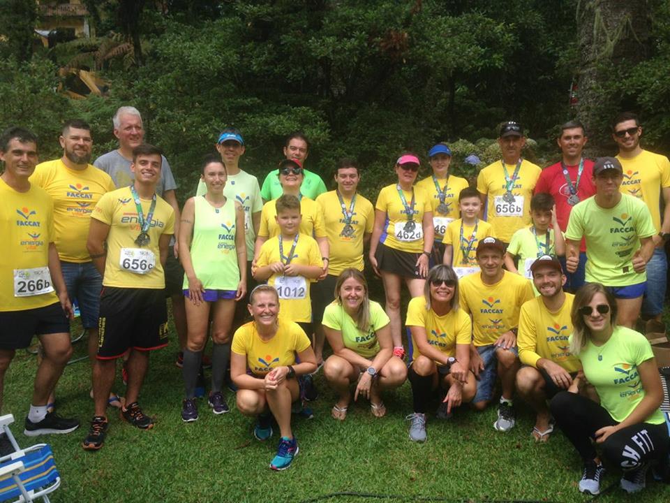 Faccat/Academia Energia Vital marcou presença na Volta ao Lago