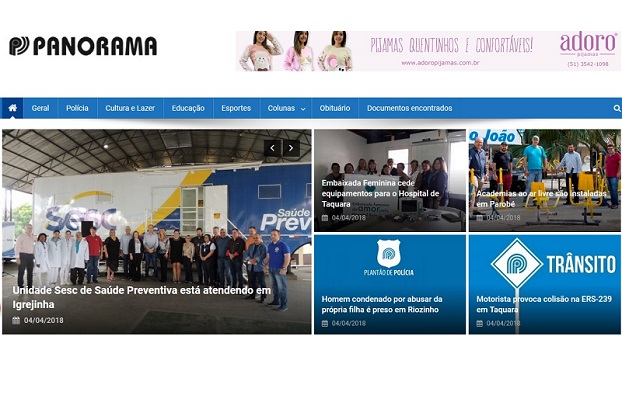 Site do Jornal Panorama alcança 1,4 milhão de visualizações no primeiro trimestre