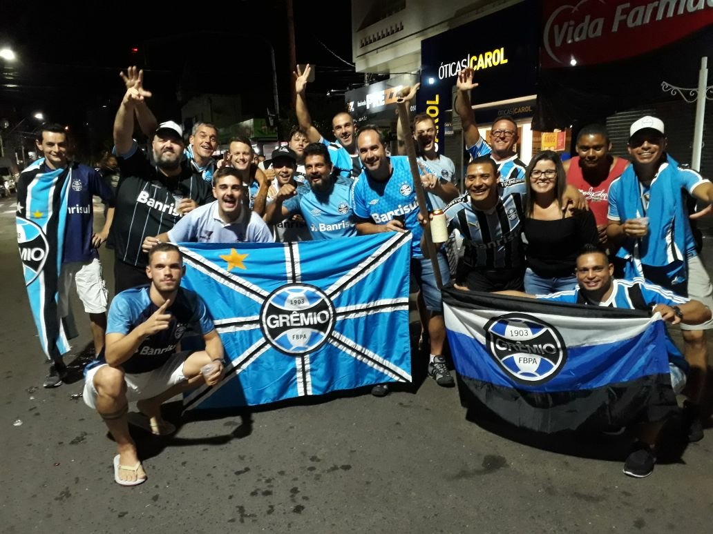 Gremistas comemoram título Gaúcho em Taquara