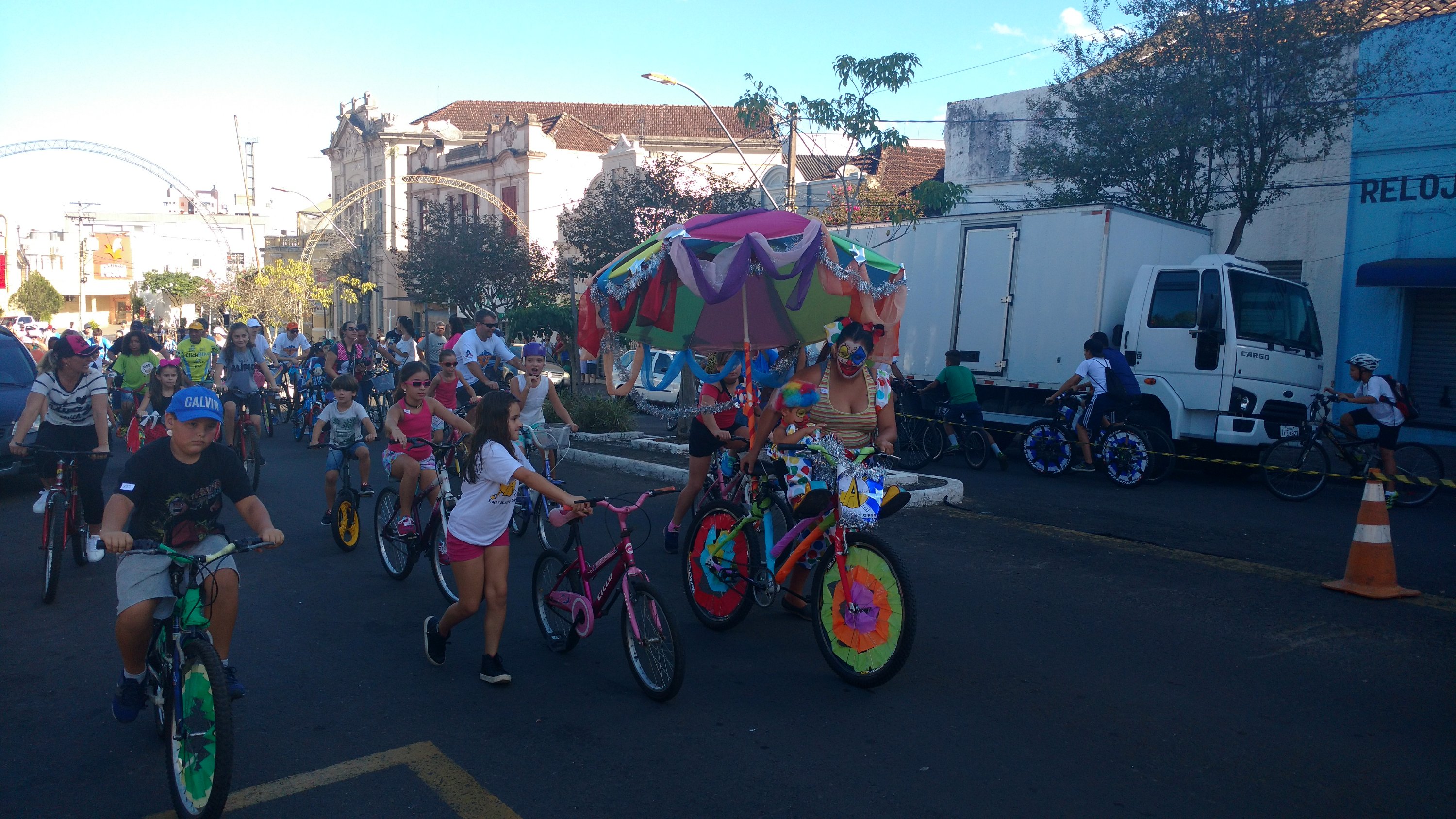 Passeio ciclístico marcou comemoração do aniversário de Taquara