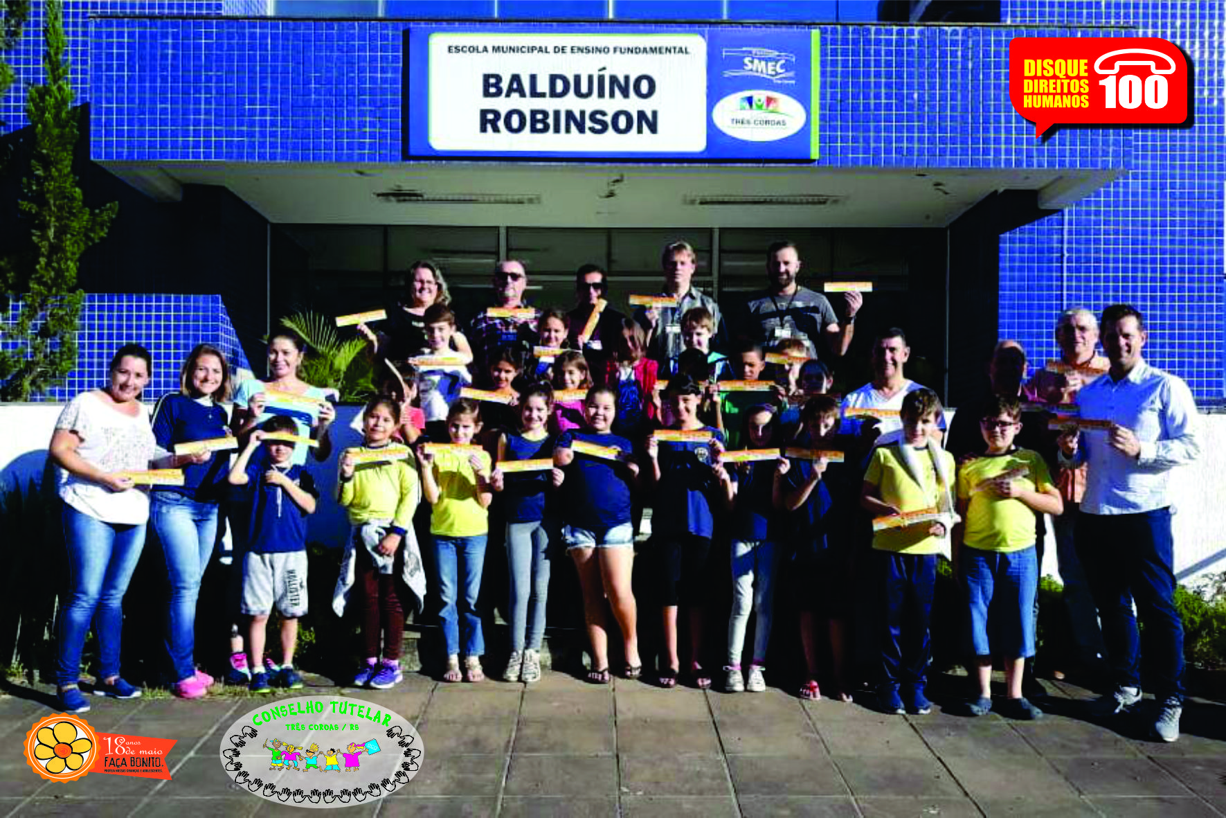 Conselho Tutelar de Três Coroas promove campanha de combate ao abuso e à exploração sexual de menores