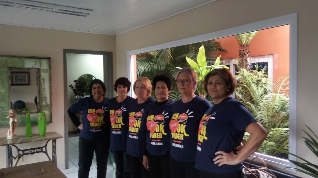 As candidatas a Seniorin da Oktoberfest em uma tarde especial na Rádio Taquara; assista entrevista