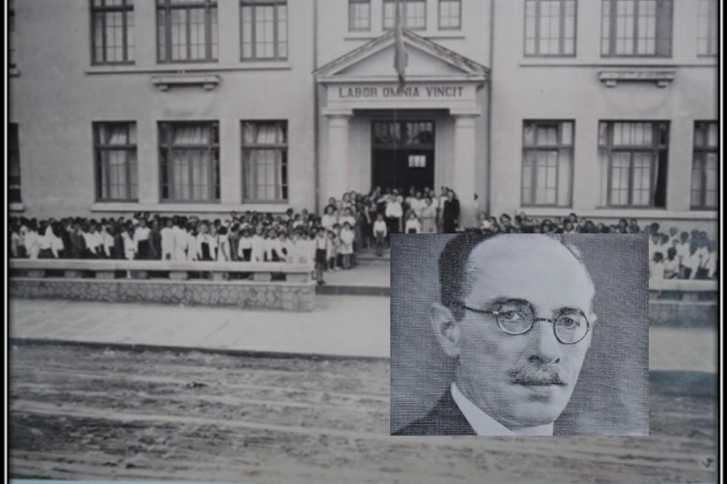 A história do prédio e a trajetória do patrono da Escola Rodolfo