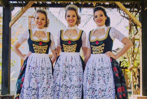 Oktoberfest apresenta trajes de passeio das soberanas
