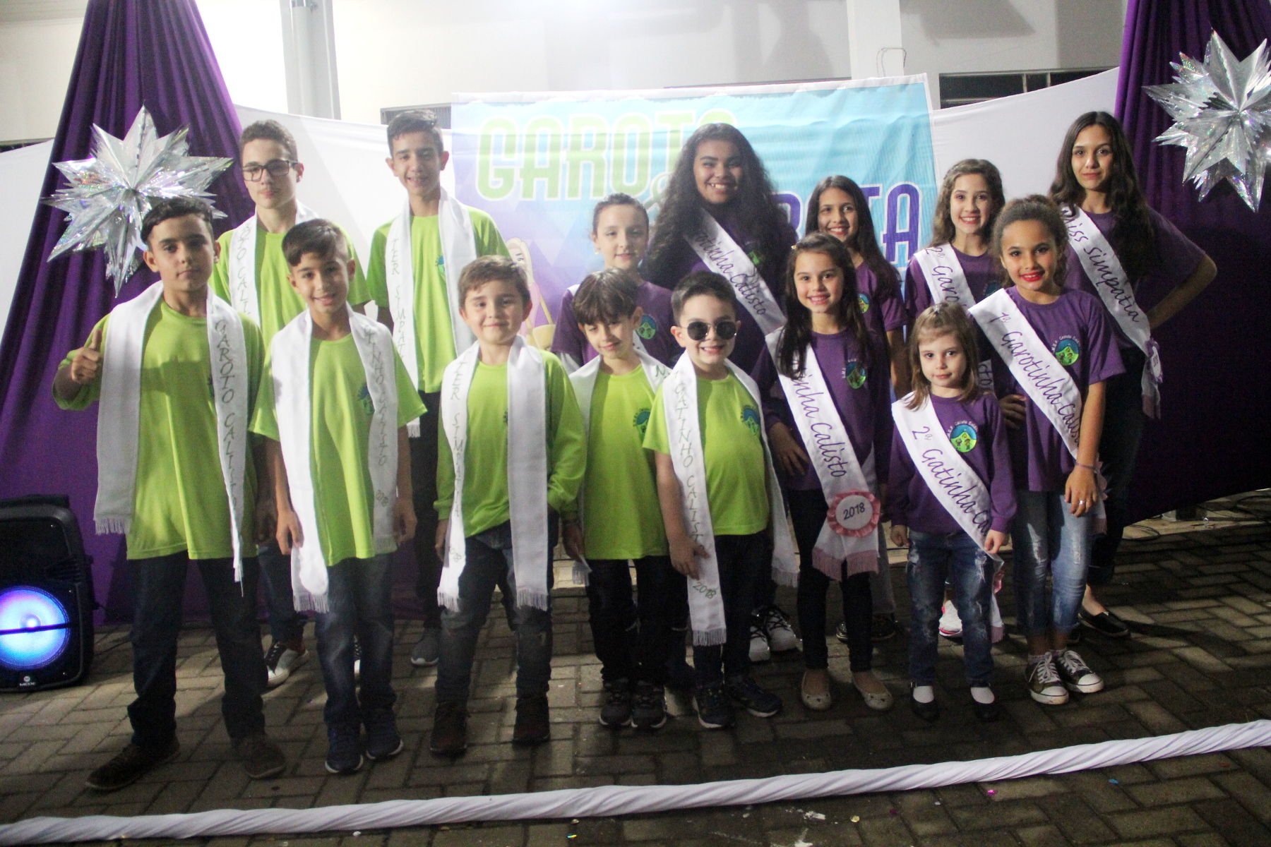 Familiares e amigos prestigiam mais uma edição do Garoto e Garota Calisto