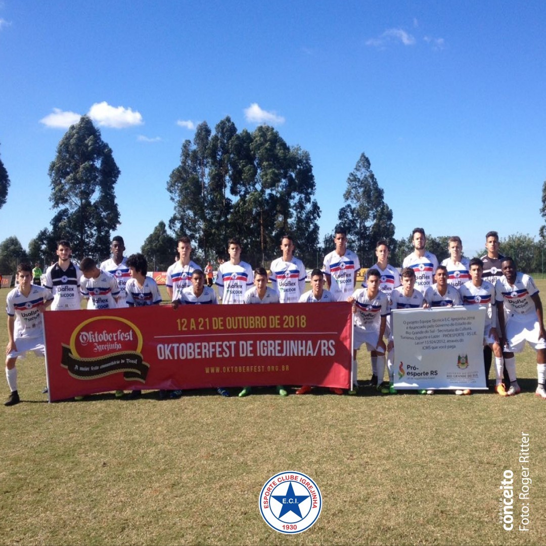 Igrejinha busca classificação no Estadual Juvenil de Futebol