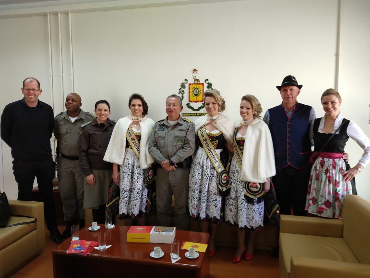 Chefias de órgãos de segurança pública recebem convite para a Oktoberfest