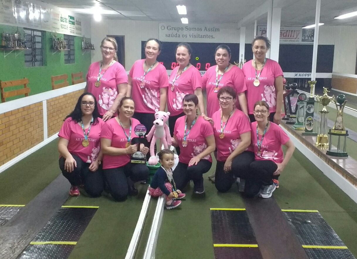 Equipe Panteras conquista o Municipal de Bolão Feminino em Igrejinha