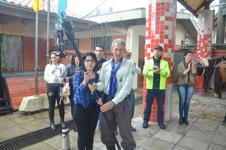 Parobé recepcionou a Chama Crioula