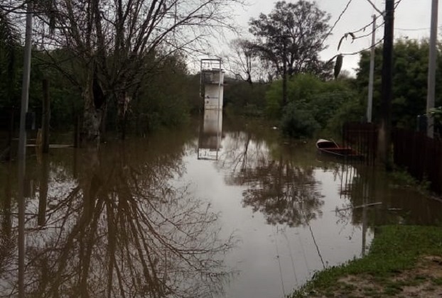 Aumenta o nível do Rio dos Sinos em Taquara