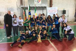 Escola Getúlio, de Parobé, é campeã no futsal dos Jogos Estaduais