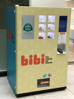 Calçados Bibi implanta primeira vending machine em Porto Alegre