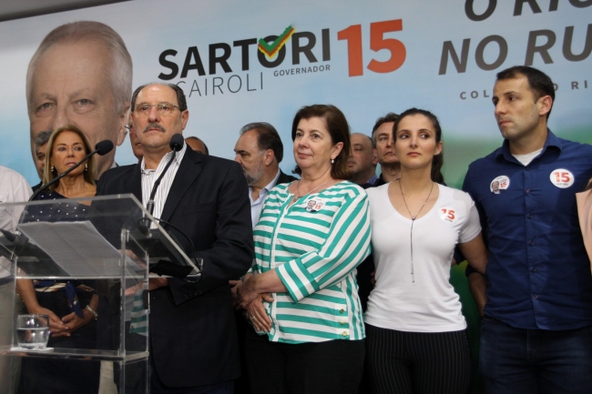 Sartori vence na região com diferença de 10,5 mil votos contra Leite
