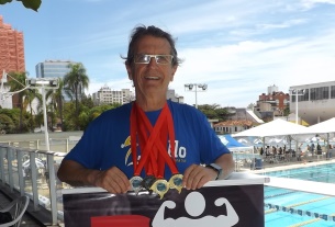 Chico é campeão estadual de Natação Master